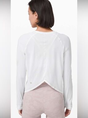 lululemon Rise and Run long sleeve, lightweight & UV protective Sz 12